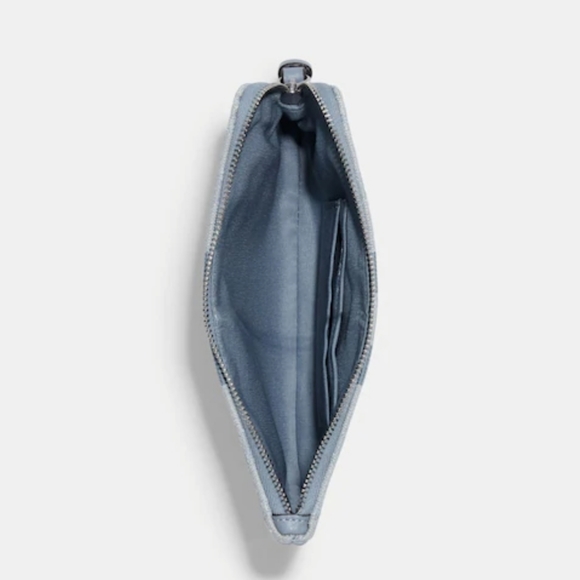 Coach Dempsey Large Phone Wristlet In Signature Jacquard Witn Stripe And Coach P - Picture 2 of 11